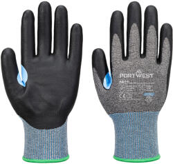 Portwest Vágásbiztos; nitril hab bevonatos munkakesztyű - Szürke/Fekete - 2XL (A644G8RXXL)