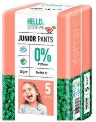 Hello bugyipelenka Sensitive, körbe gumis (5-ös) 12 - 17 kg (20 db/cs) (helugj)