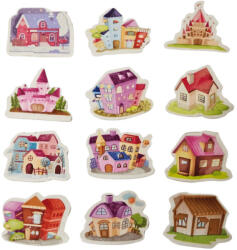  Házikós radírok, 1 db, többféle változat (KDS-902389-HAZIKO) - officetrade