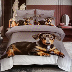 idealisotthon 7 részes fotónyomtatott ágyneműhuzat - ártatlan tacskószemek (IO-SY-BL-PRINT-7-SDDGES)