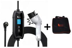 Feyree állítható, hordozható autó töltő, 3, 7 kW(1x16A) 5 méter, Type 2