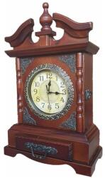 Wall Clock Ceas decorativ din lemn cu sertar - Design vintage TX-3802 (TX-3802)