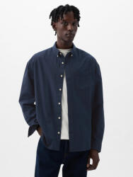 GAP Оксфорд риза с лого oversize GAP GAP | Sin | МЪЖЕ | S