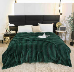 Jojo Home Patura cocolino gofrata 200x230cm Jojo Home, verde inchis-F046 (F046) Patura