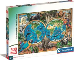 Clementoni - Puzzle The wonderful Animal World - 300 piese