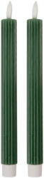 Clayre & Eef Set 2 lumanari cu led ceara verde Ø 2x25 cm (6CA0002DGR)
