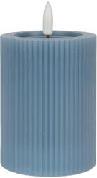 Clayre & Eef Lumanare ceara albastra cu led Ø 8x13 cm (6CA0003BL)