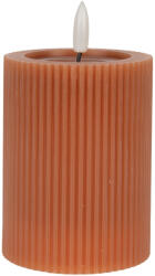 Clayre & Eef Lumanare ceara maro cu led Ø 8x13 cm (6CA0003CH)