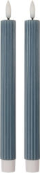 Clayre & Eef Set 2 lumanari cu led ceara albastra Ø 2x25 cm (6CA0002BL)