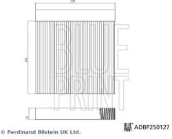 BLUE PRINT Filtru, aer habitaclu BLUE PRINT ADBP250127 (ADBP250127)