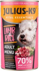 Julius-K9 teljes értékű állateledel felnőtt kutyák számára mártásban báránnyal + rizzsel 1230 g