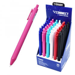 Vinson Golyóstoll nyomógombos 0, 7mm Connect vegyes test displ 36 db/display (S1C) (S1C)