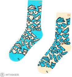 YY Vertical Spray Wall zokni, kék (L (EU 43-46))