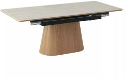 SIGNAL MEBLE Monaco Kihúzható Kerámia Étkezőasztal Bézs/Tölgy (MONACOSZTRC160)