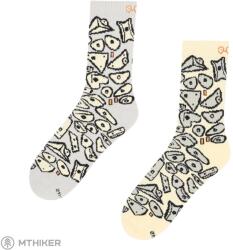 YY Vertical Spray Wall zokni, szürke (S (EU 35-38))