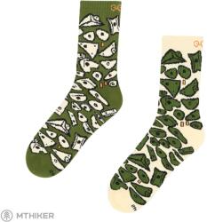 YY Vertical Spray Wall zokni, zöld (M (EU 39-42))