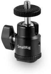  SmallRig mini gömbfej 1/4-es csatlakozással, vakupapucs adapterrel (761) - studioeszkozok