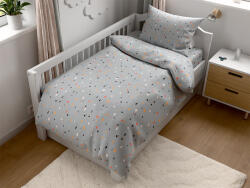  Bölcső ágyneműhuzat szett lepedővel PINTURA, szürke