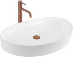 Rea Sabina 65, pultra szerelhető mosdó 655x405x120 mm, fényes fehér, REA-U6363 (REA-U6363)