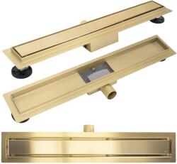 Rea Neox, rozsdamentes acél lefolyócsatorna 70 cm, matt arany, REA-G4893 (REA-G4893)