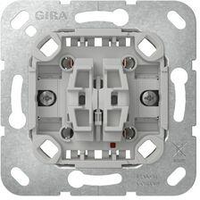 Gira 105 2x1P csillárkapcsoló süllyesztett rugós IP20 billentyű/gomb GIRA - 310500 (310500)