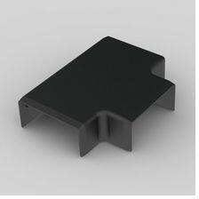 KOPOS Vezetékcsatorna T-idom fedél 40X20-hez fekete 41.1mm x 18.5mm x fedél kezeletlen LHD KOPOS - 8634_FB (8634_FB)