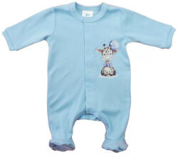  Hosszú ujjú pamut rugdalózó, zsiráf mintával (44)