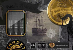 Target Darts szett steel Target Japan SP Black Marque Armageddon G2 24g 90% gravírozott