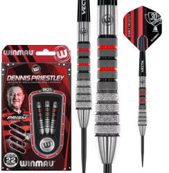 Winmau Dart szett steel Winmau Dennis Priestley Diamond 3-ZERO 22g, 90% Gravírozott