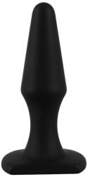 Magic Shiver Butt Plug - dop anal pentru începători, negru