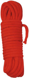GoodLove Shibari Bondage Rope - frânghie bondage, roșie, 10 m