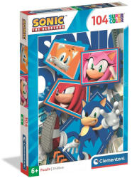Clementoni Sonic a sündisznó Action 104 db-os puzzle Clementoni (CL25038)