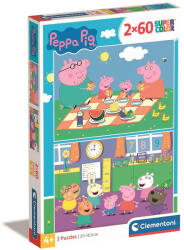 Clementoni Peppa malac Picnic and School 2x60 db-os puzzle Clementoni (CL24793)