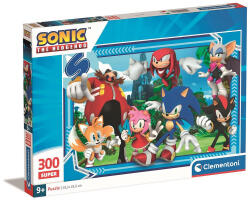 Clementoni Sonic a sündisznó Crew 300 db-os puzzle Clementoni (CL21729)