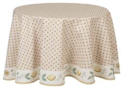 Clayre & Eef Asztalterítő 170cm Lemons & Leafs