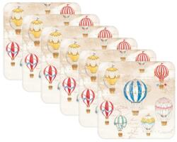 Easy Life Design Parafa poháralátét 6db-os - Air Ballons