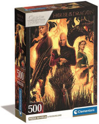 Clementoni Sárkányok Háza Fire 500 db-os puzzle Clementoni (CL35548)