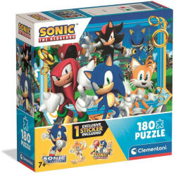 Clementoni Sonic a sündisznó 180 db-os puzzle Clementoni (CL29799)