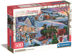 Clementoni Karácsony Train 500 db-os Compact puzzle Clementoni (CL35566)