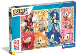 Clementoni Sonic a sündisznó Characters 60 db-os maxi puzzle Clementoni (CL26073)