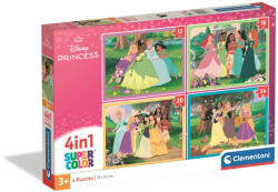 Clementoni Disney Hercegnők Colloquy 4 az 1-ben puzzle Clementoni (CL21746)