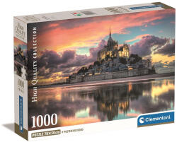 Clementoni Franciaország Mont-Saint Michel 1000 db-os Compact puzzle Clementoni (CL39769)