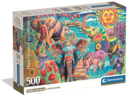 Elefánt Carnival 500 db-os Compact puzzle Clementoni