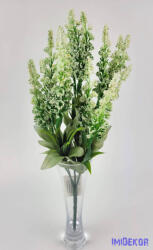  Rezgő 5 ágú díszítő csokor 35 cm - Fehér