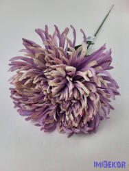  Pók krizantém szálas selyemvirág D19cm M68cm - Cirmos