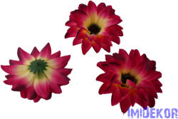  Dália selyemvirág fej D11-12cm - Átmenetes Pink