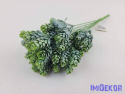  Komló 9 ágú műzöld csokor 33cm - Hamvas