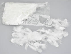  Madártoll fehér 7-8cm 10g/csomag