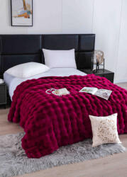 Jojo Home Patura cocolino de lux din blana artificala de iepure 200x230cm, visinie-F095 (F095) Patura