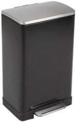 EKO-Europe Кош за отпадъци EKO E-CUBE с педал (40 л) - черен (EKO 926840 - Black)